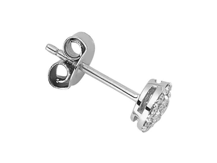 Daimant Solitaire Men's Stud Earrings