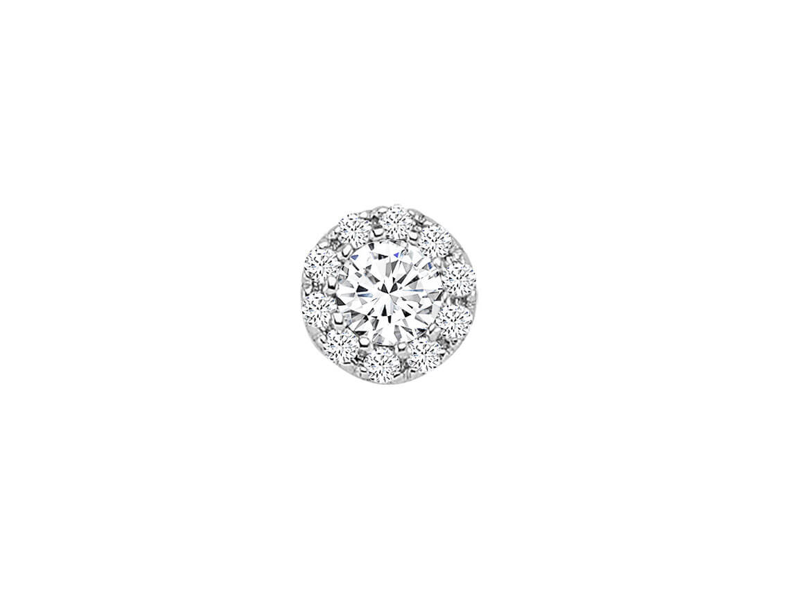 Daimant Solitaire Men's Stud Earrings