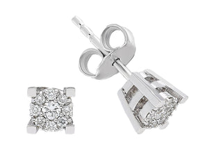 1.00 Carat Diamond Effect Solitaire Stud Earrings