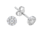 0.60 Carat Diamond Effect Solitaire Stud Earrings