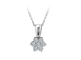 Collier marguerite diamant