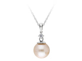 Collier de perles en diamant et en forme de larme