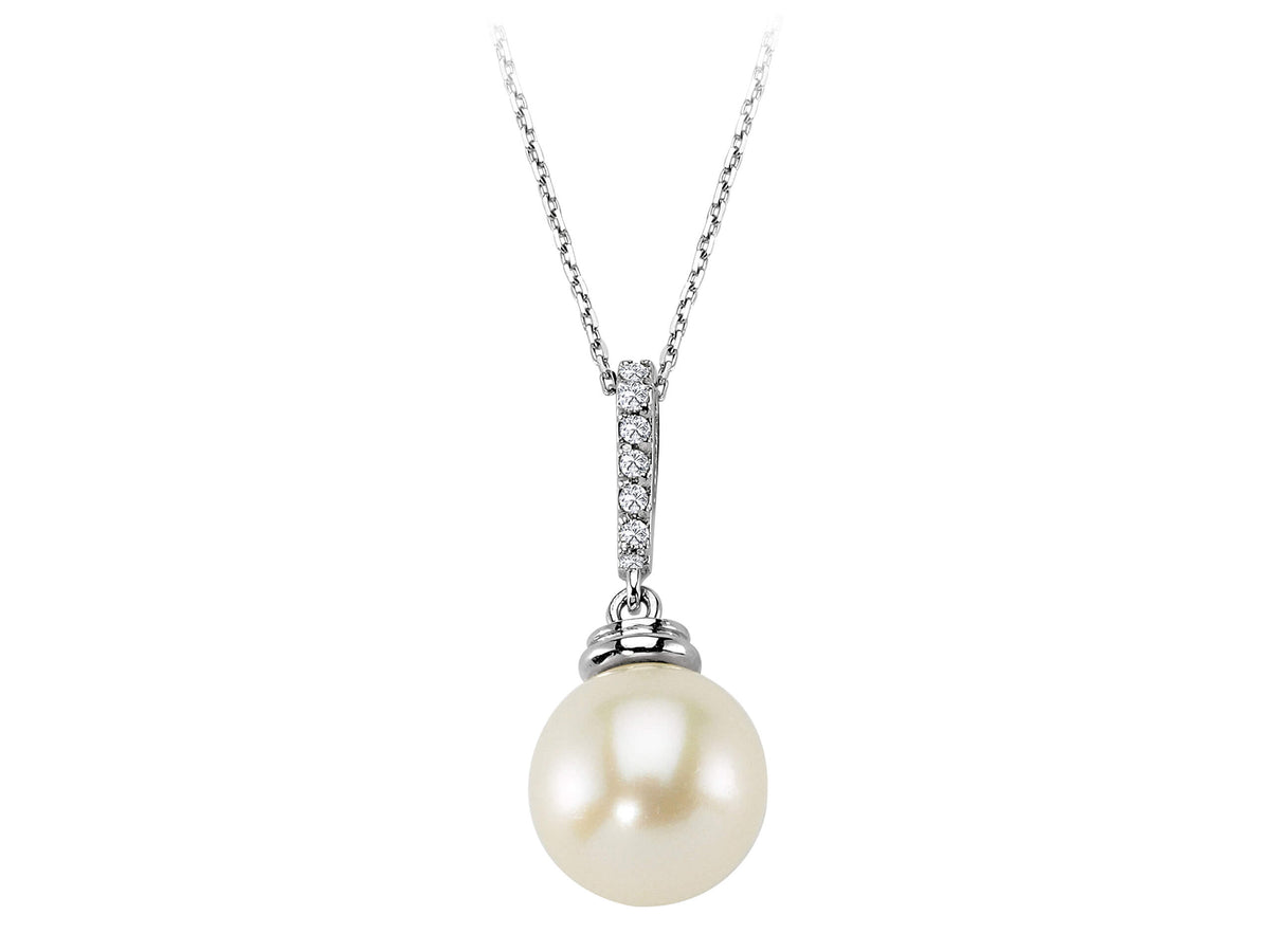 Collier de diamants et de perles