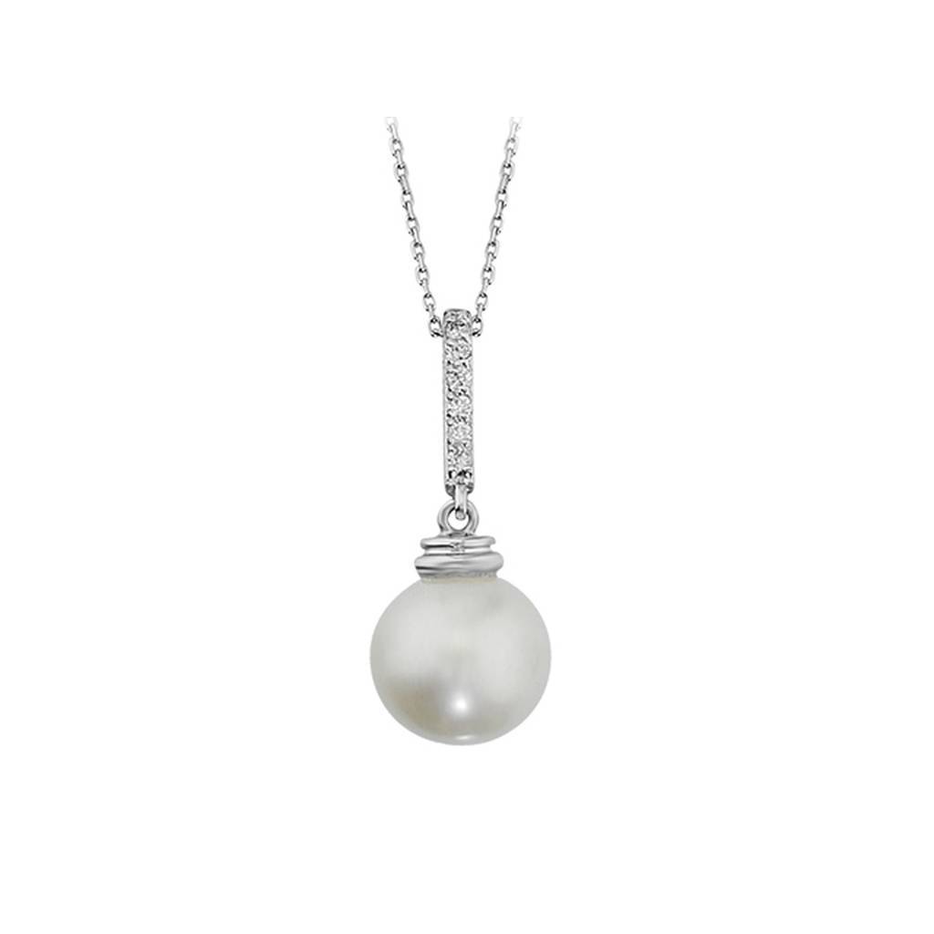 Collier de diamants et de perles
