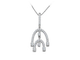 Diamond swinging necklace