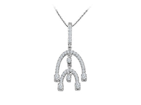 Diamond swinging necklace