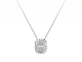 Collier baguette diamant Trinity