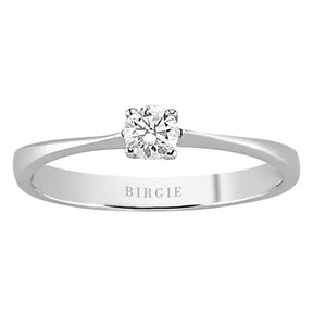 Bague solitaire diamant 0,15 carat