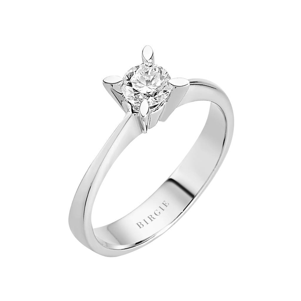 Bague solitaire diamant 0,40 carat