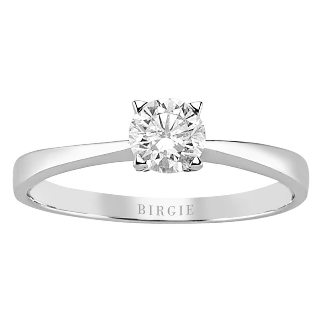 Bague solitaire diamant 0,48 carat