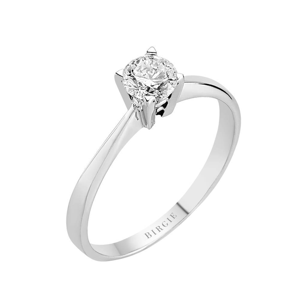 Bague solitaire diamant 0,48 carat