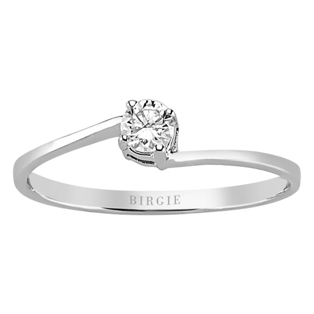 0.14 carat solitaire diamond ring