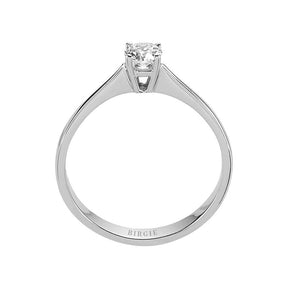 Bague solitaire diamant 0,28 carat