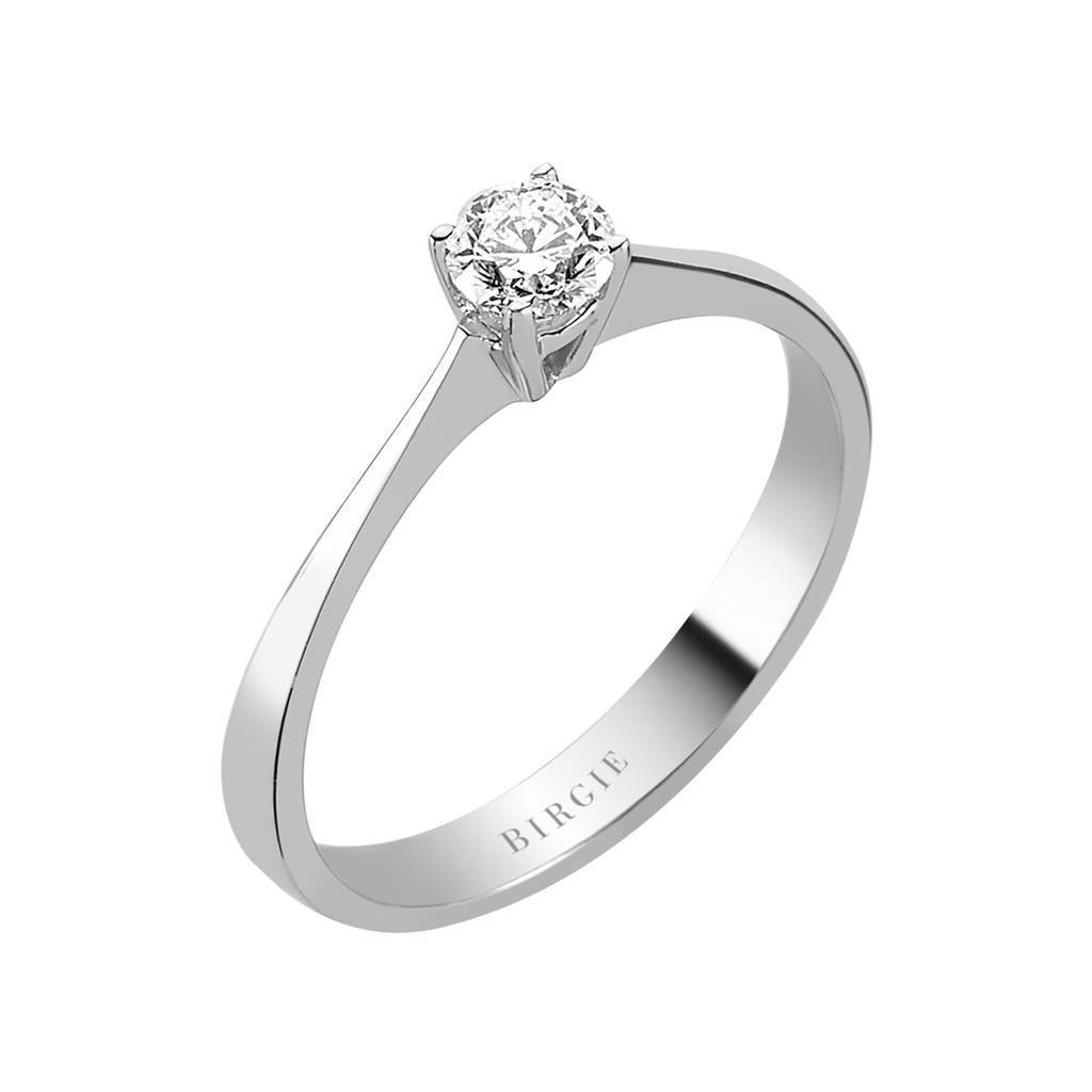 Bague solitaire diamant 0,28 carat