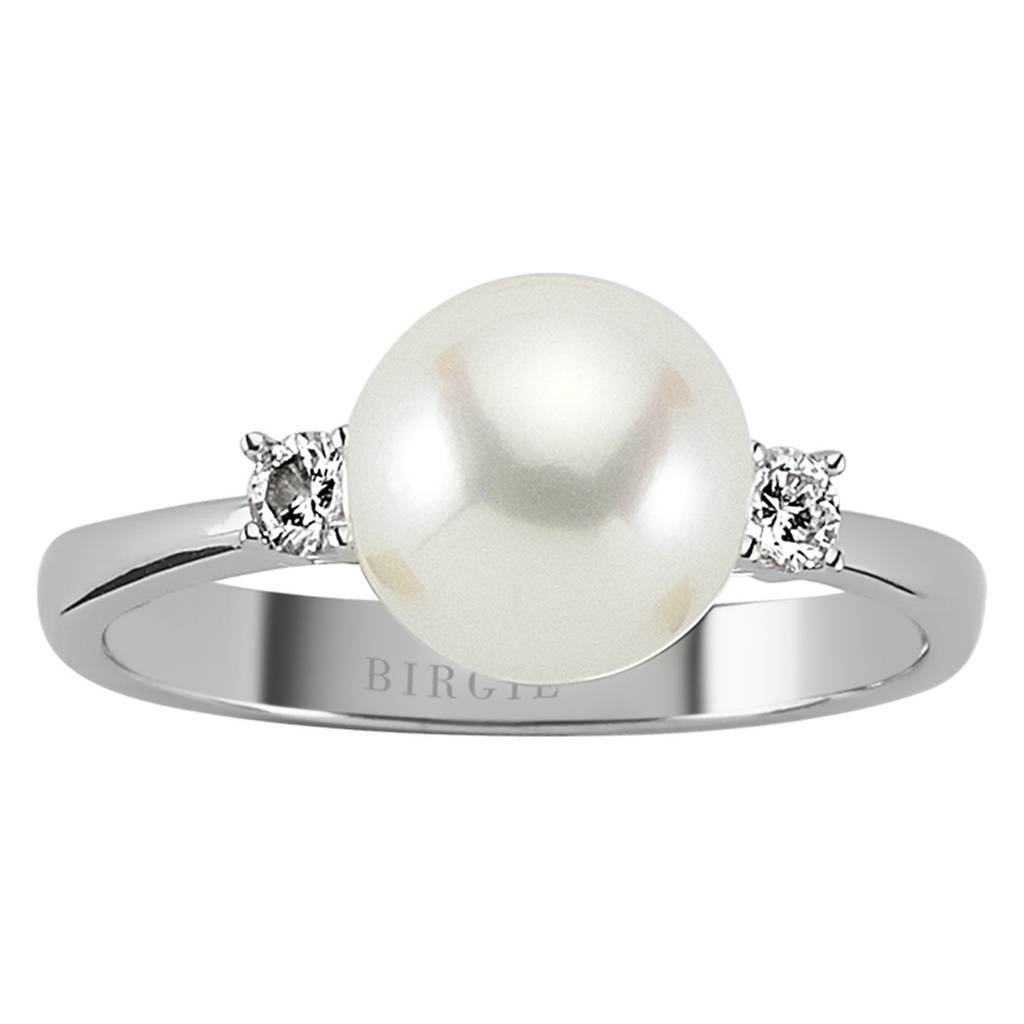 Bague Diamant et Perle