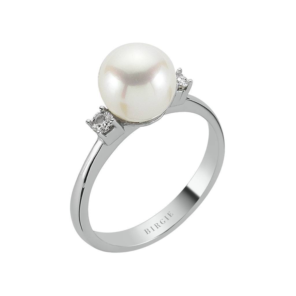 Bague Diamant et Perle