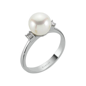 Bague Diamant et Perle