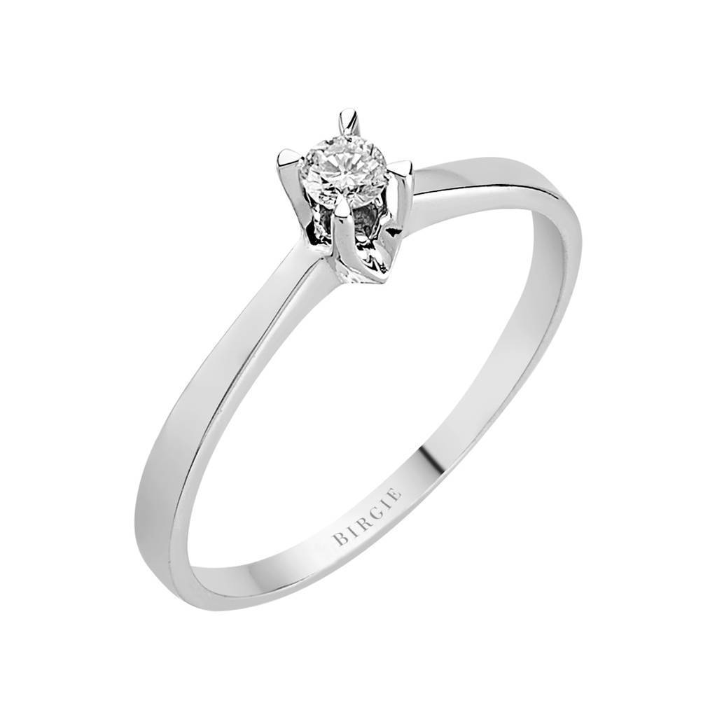 0.13 carat solitaire diamond ring