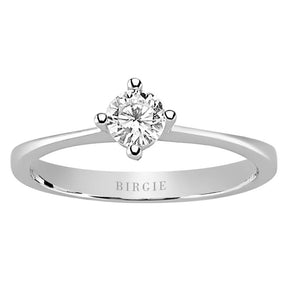 Bague solitaire diamant 0,34 carat