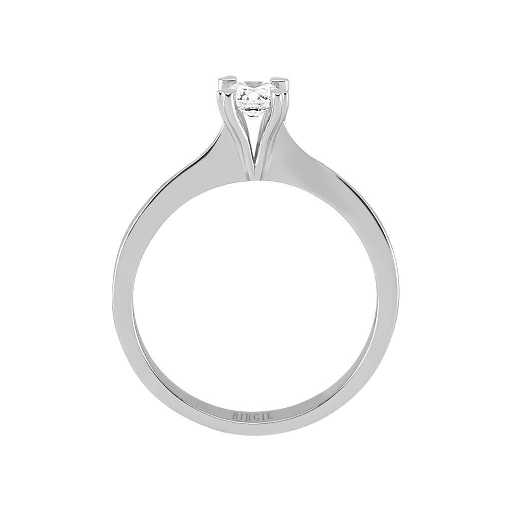 Bague solitaire diamant 0,31 carat