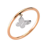 Bague papillon diamant