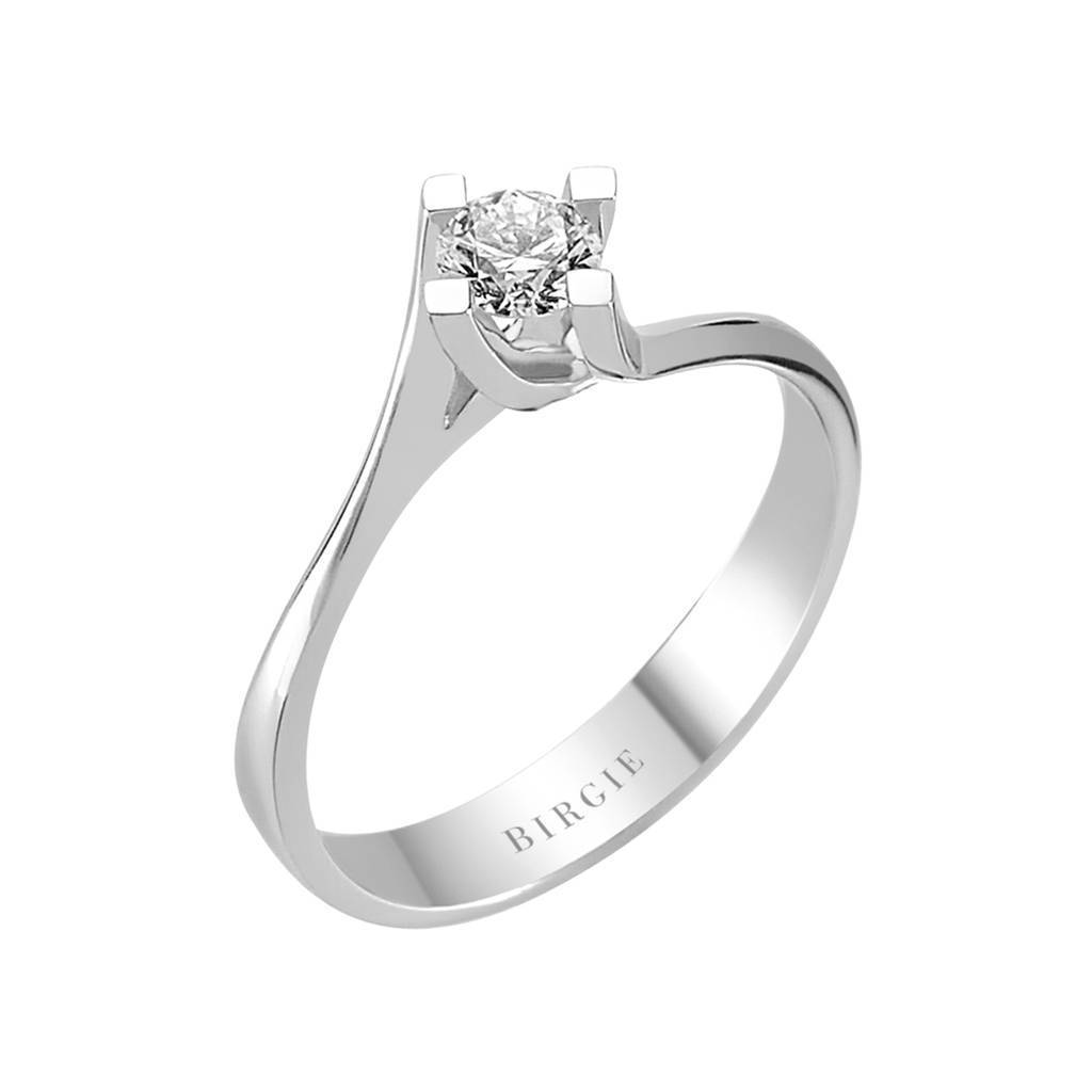 Bague solitaire diamant 0,29 carat