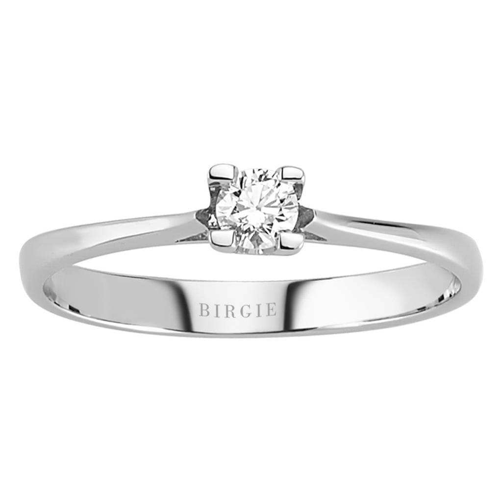 0.14 carat solitaire diamond ring