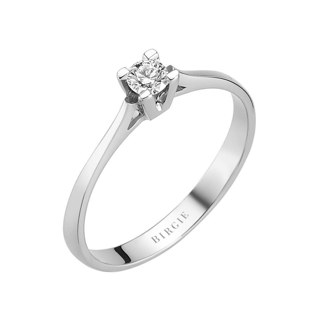 0.14 carat solitaire diamond ring