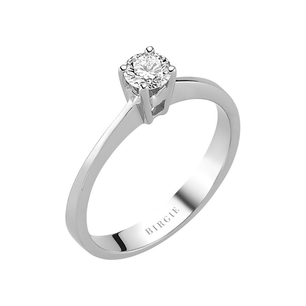 Bague solitaire diamant 0,28 carat
