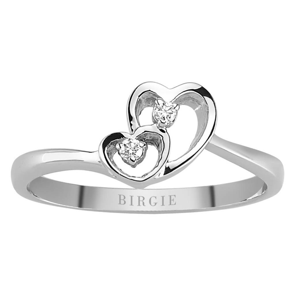 Bague coeur diamant