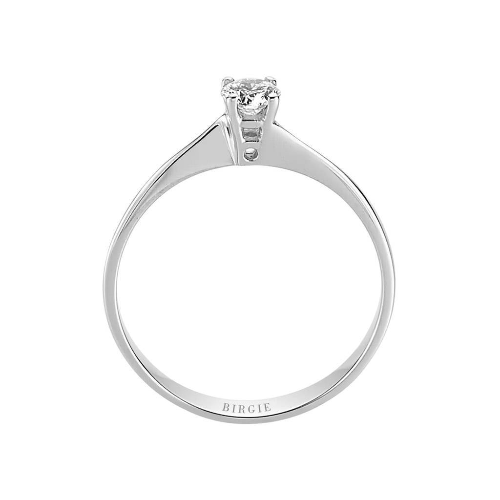 Bague solitaire diamant 0,20 carat