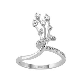 Bague pierre diamant