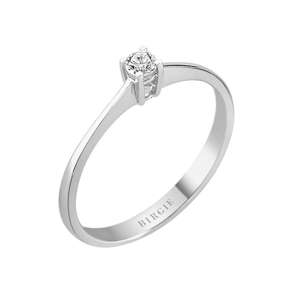 0.10 Carat Solitaire Diamond Ring