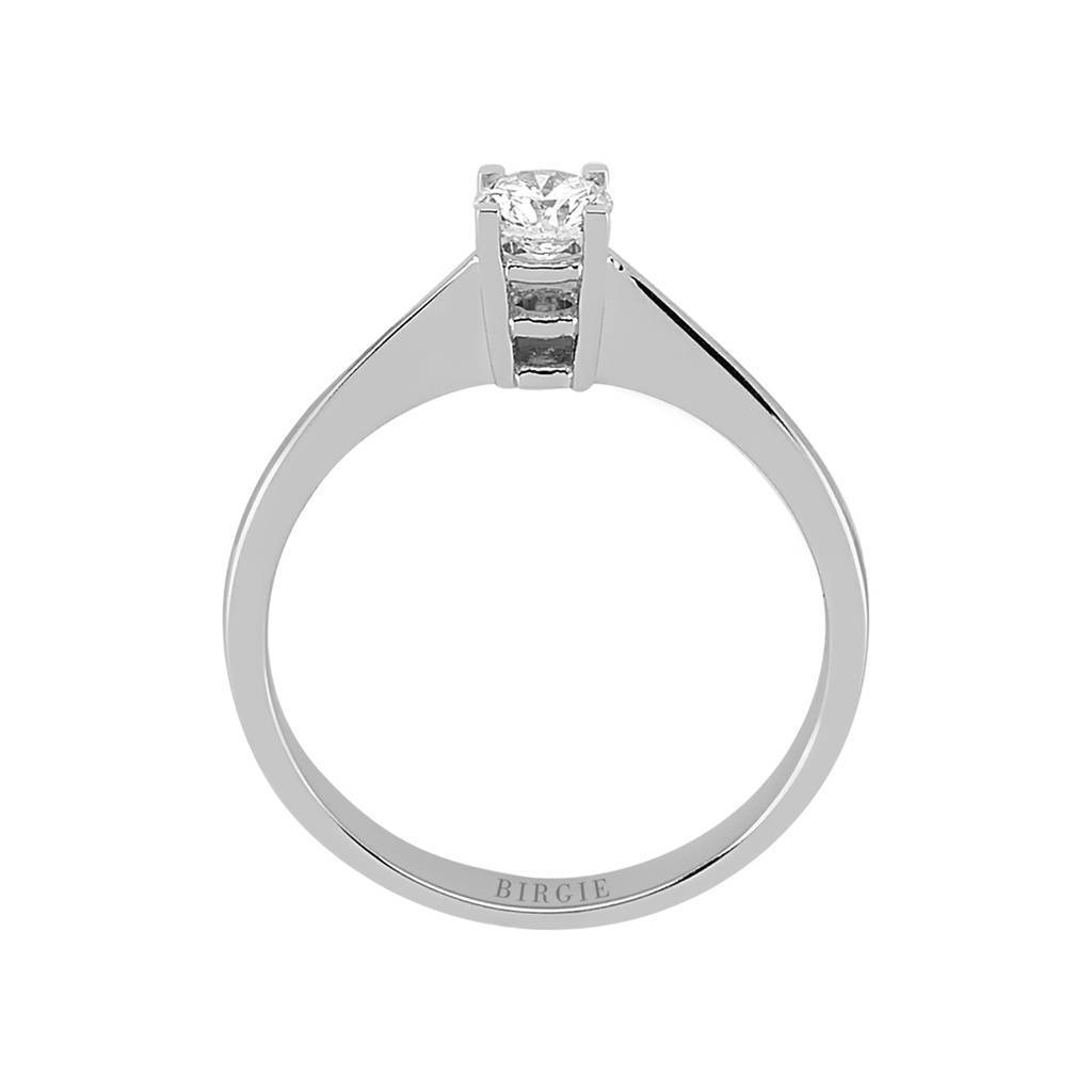 Bague solitaire diamant 0,30 carat