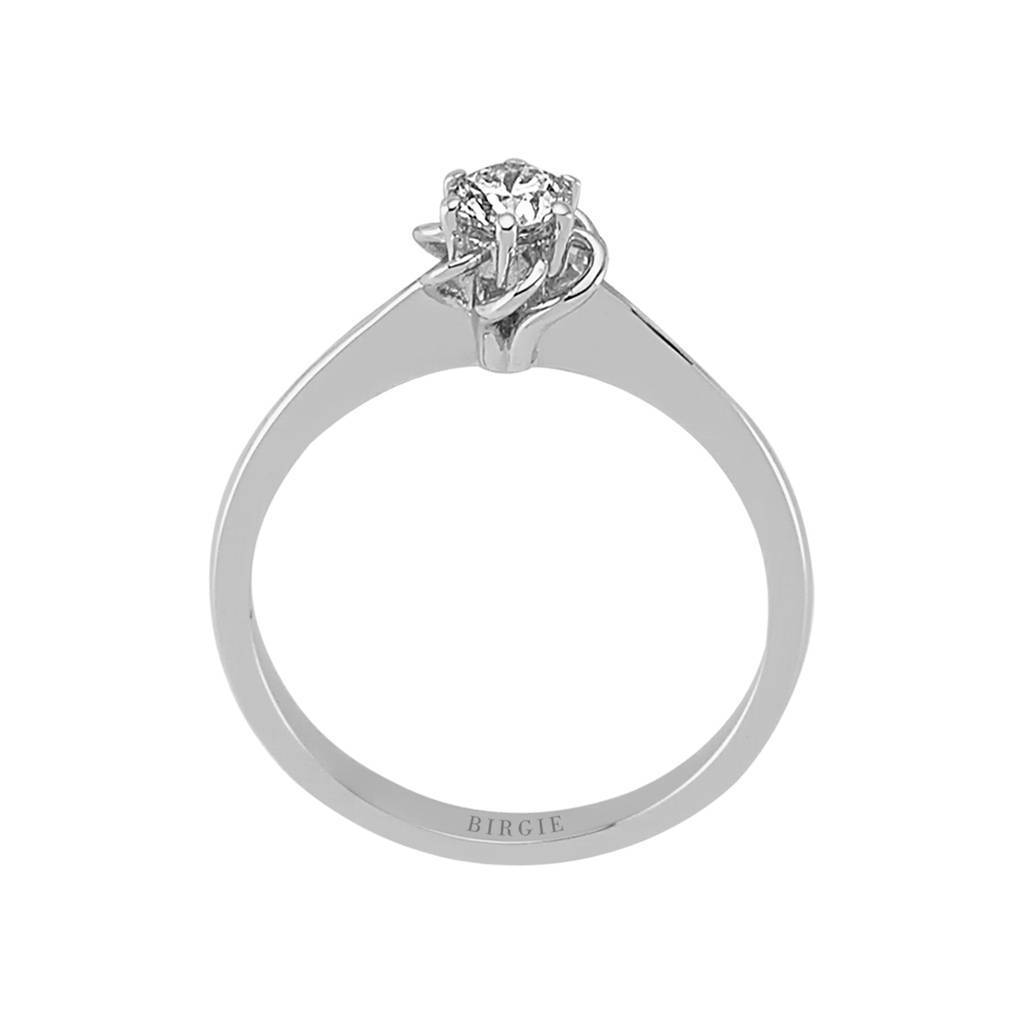 Bague solitaire diamant 0,27 carat