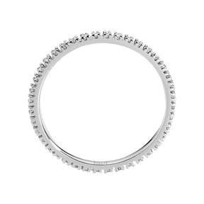 Bague de mariage d'éternité en diamant de 0,25 carat