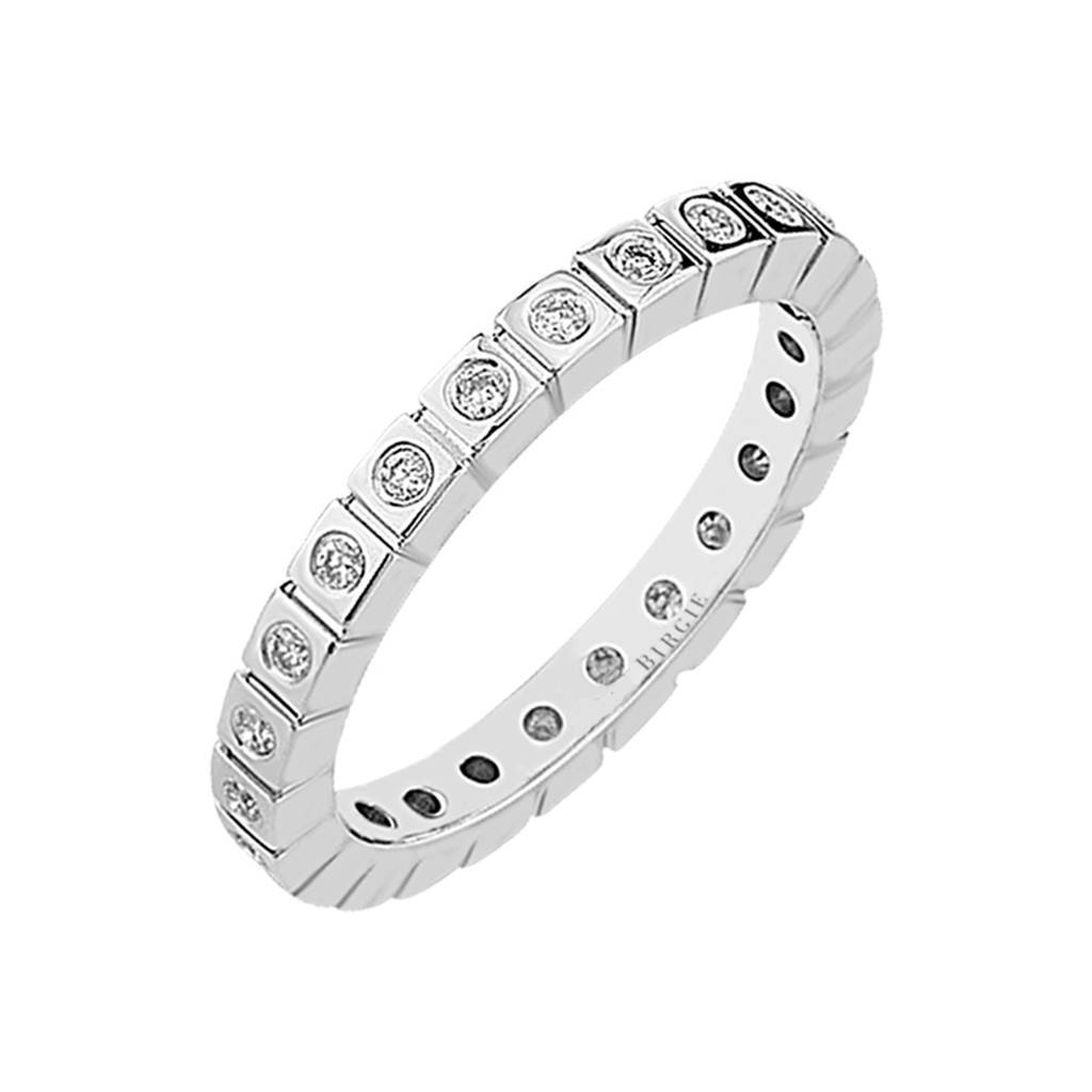 Bague de mariage d'éternité en diamant de 0,24 carat