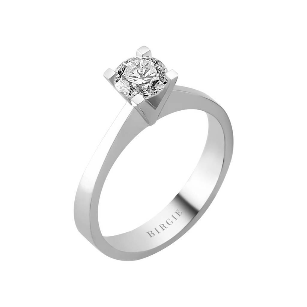 Bague solitaire diamant 0,81 carat