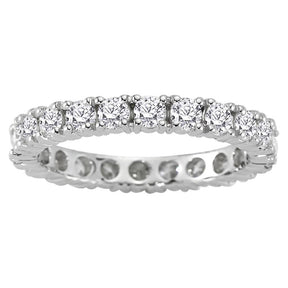 1.63 Carat Diamond Eternity Wedding Ring
