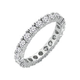 1.63 Carat Diamond Eternity Wedding Ring