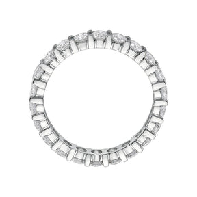 Bague de mariage d'éternité en diamant de 2,05 carats