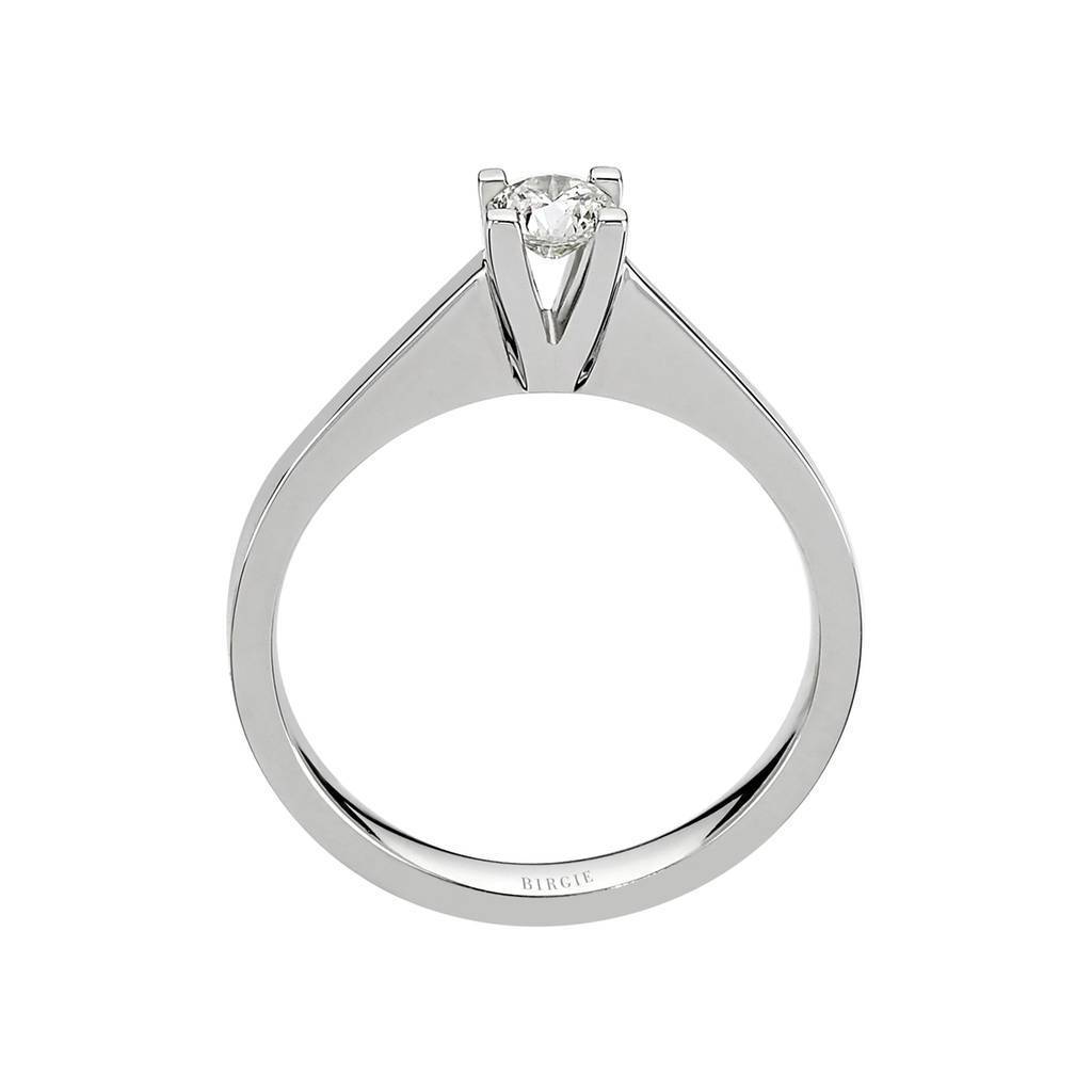Bague solitaire diamant 0,31 carat
