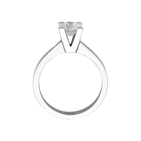 Bague solitaire diamant couleur G 0,33 carat
