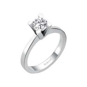 Bague solitaire diamant couleur G 0,33 carat