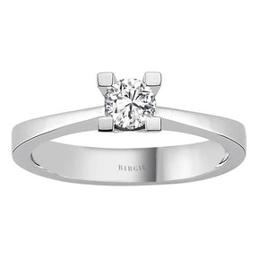 Bague solitaire diamant 0,29 carat
