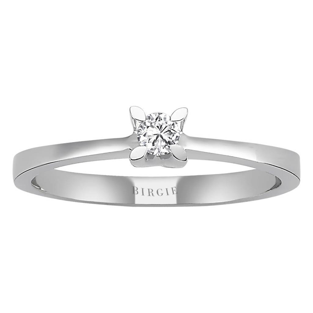 0.10 carat solitaire diamond ring