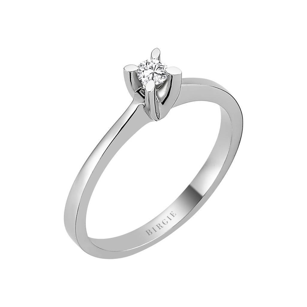 0.10 carat solitaire diamond ring