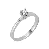 Bague diamant solitaire 0,10 carat