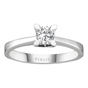 Bague solitaire diamant 0,38 carat