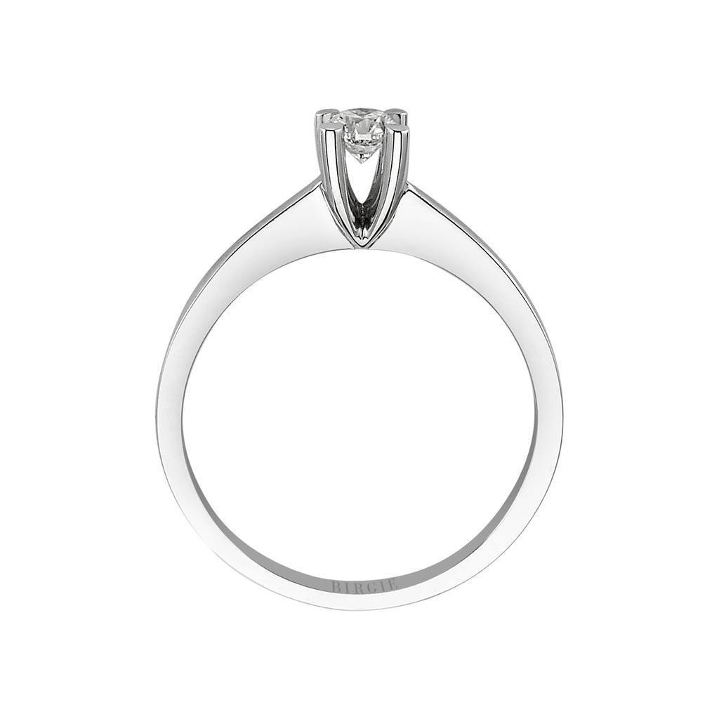 Bague solitaire diamant 0,24 carat